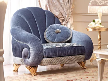 DIAMANTE - Upholstered fabric armchair with armrests by Barnini Oseo - view 2